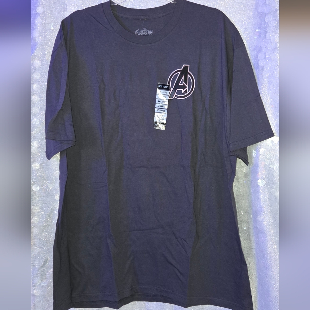 Hot Topic Avengers Logo Gray T-Shirt